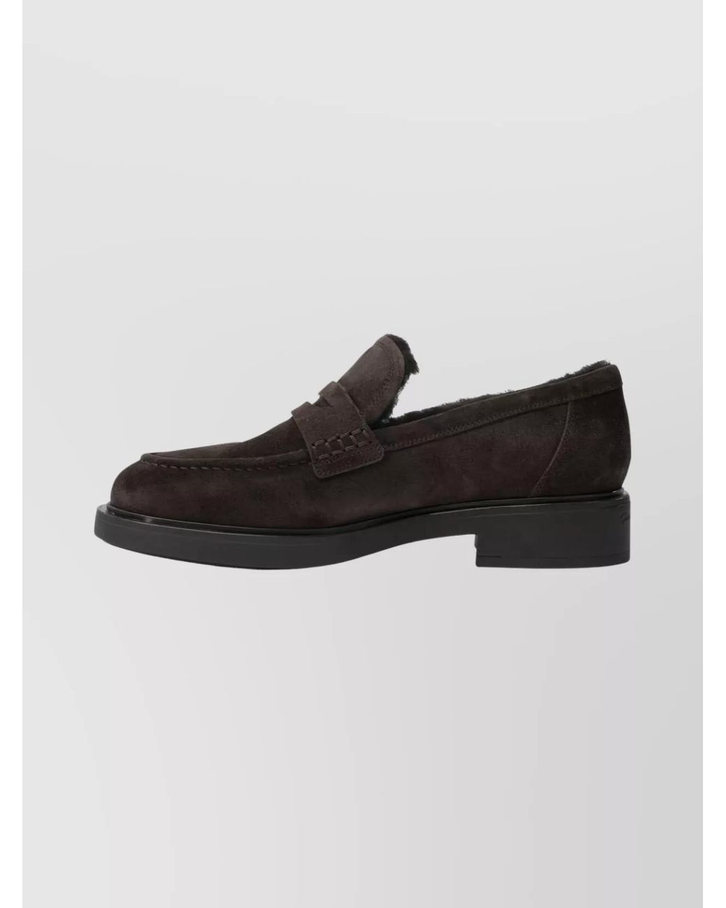 Gianvito Rossi Black Leather Loafers