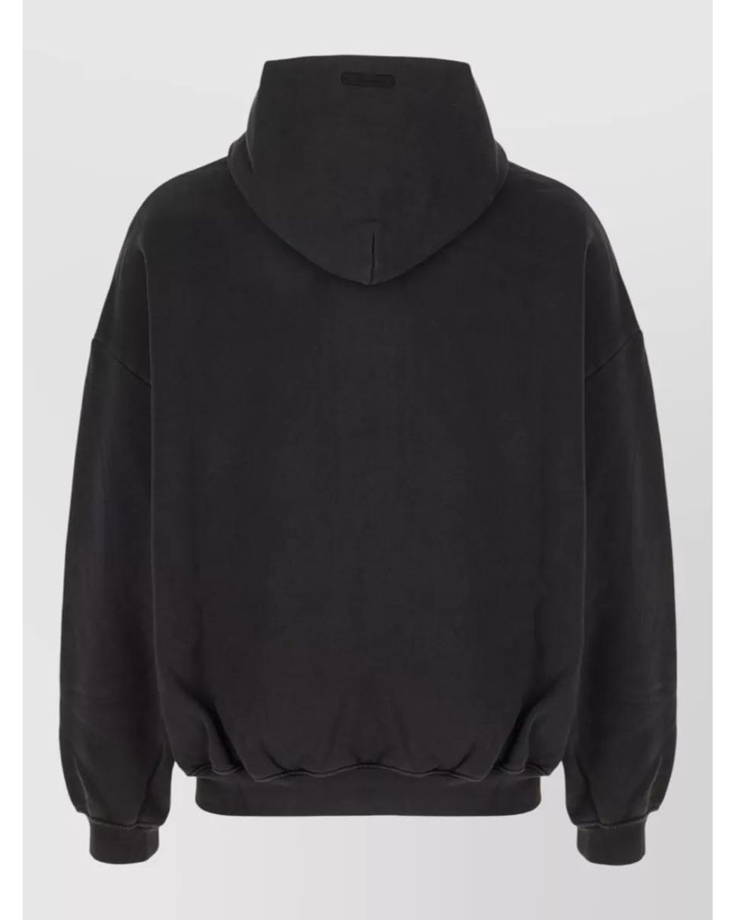 Fear Of God Black Cotton Hoodie for men