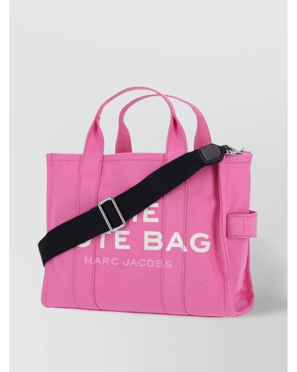 Marc Jacobs Pink Shopper With Adjustable Strap And Top Handles