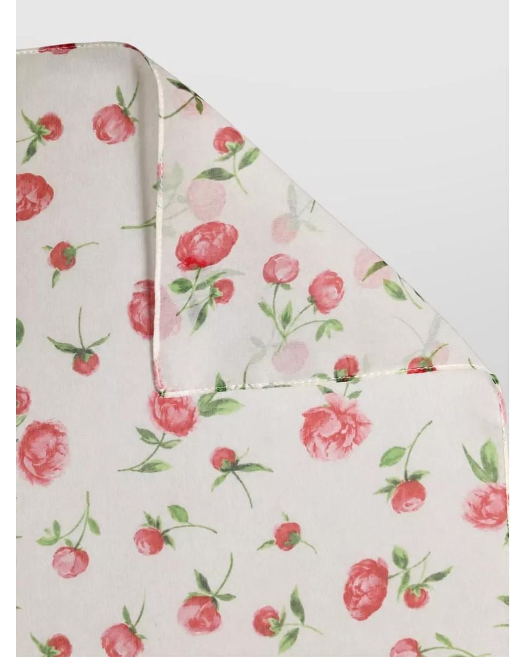 Dolce & Gabbana Multicolor Silk Floral-Print Long Scarf