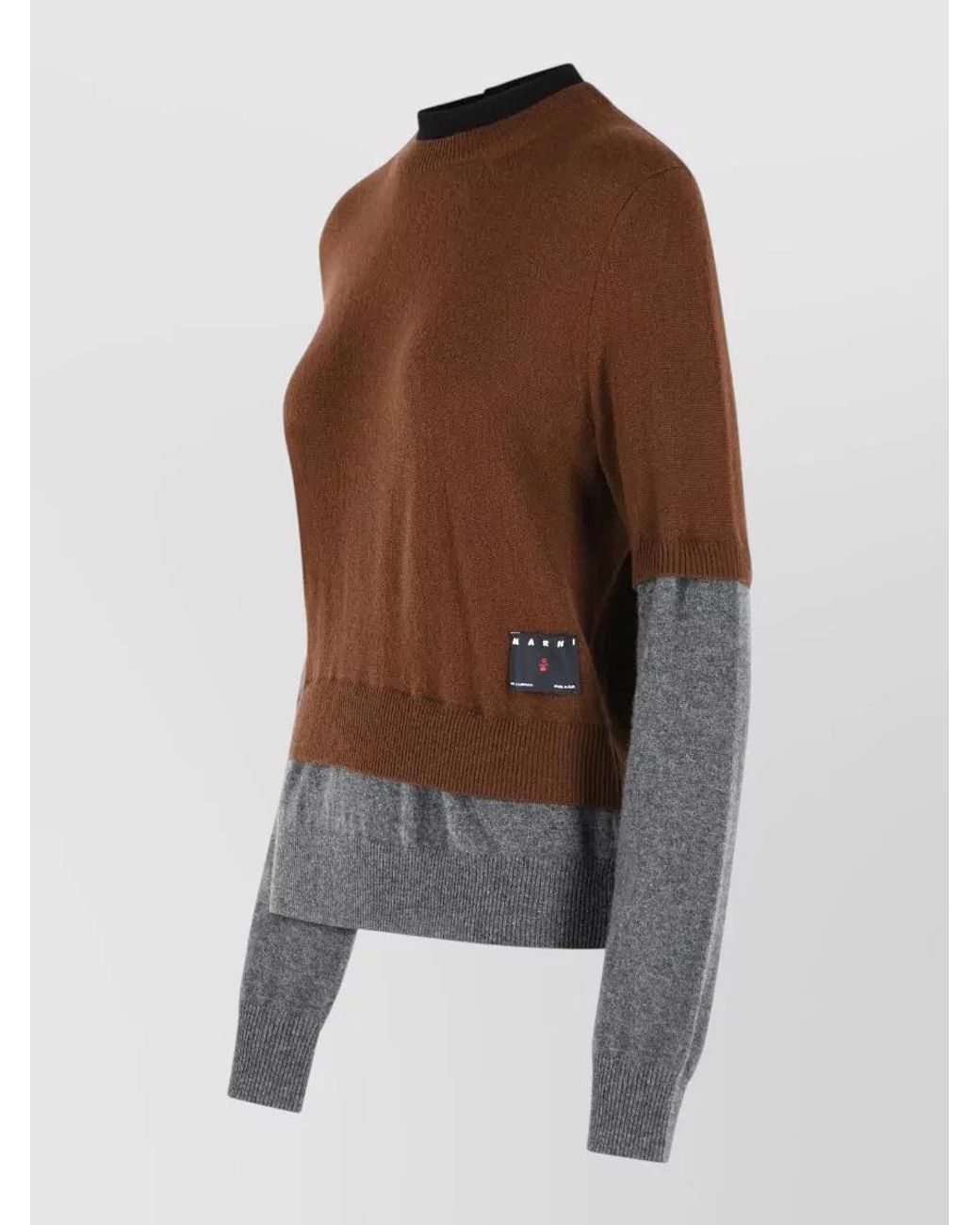 Marni Brown Cashmere Sweater