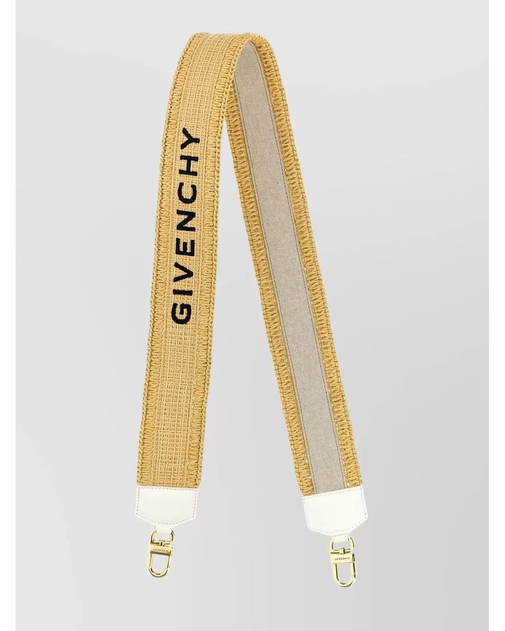 Givenchy White Raffia Shoulder Strap