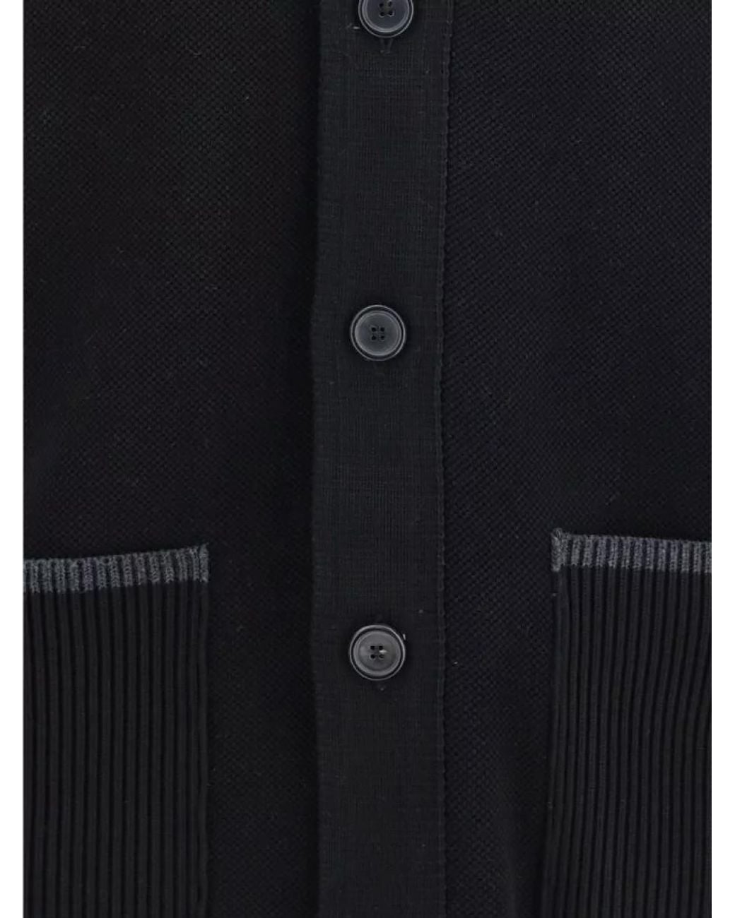 Thom Browne Blue Wool Cardigan for men