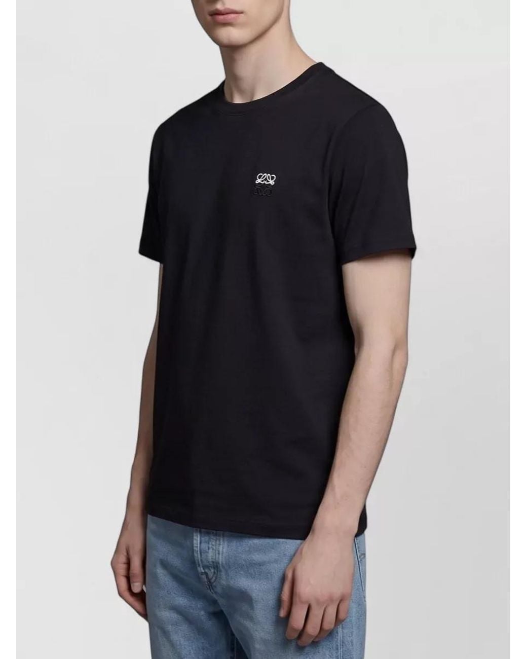 Loewe Blue Cotton Regular-Fit T-Shirt for men