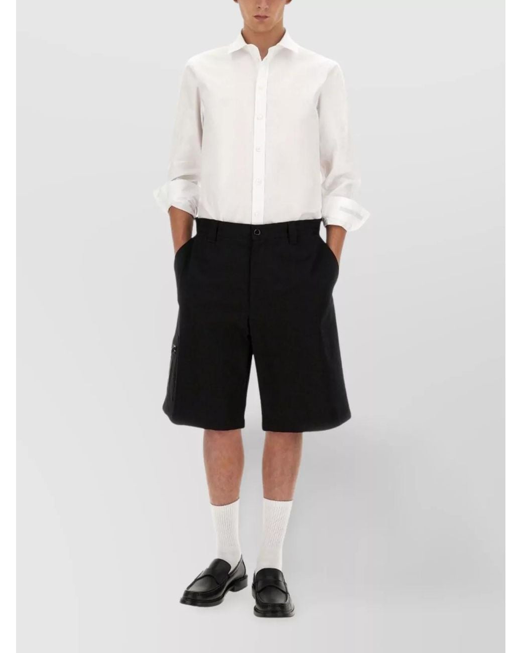 Moschino White Cotton Shirt for men