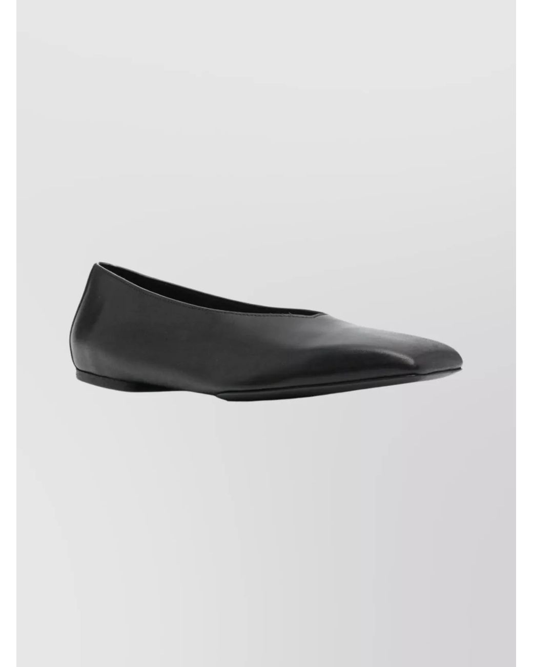 Rick Owens Multicolor Leather Square-Toe Ballerina Flats