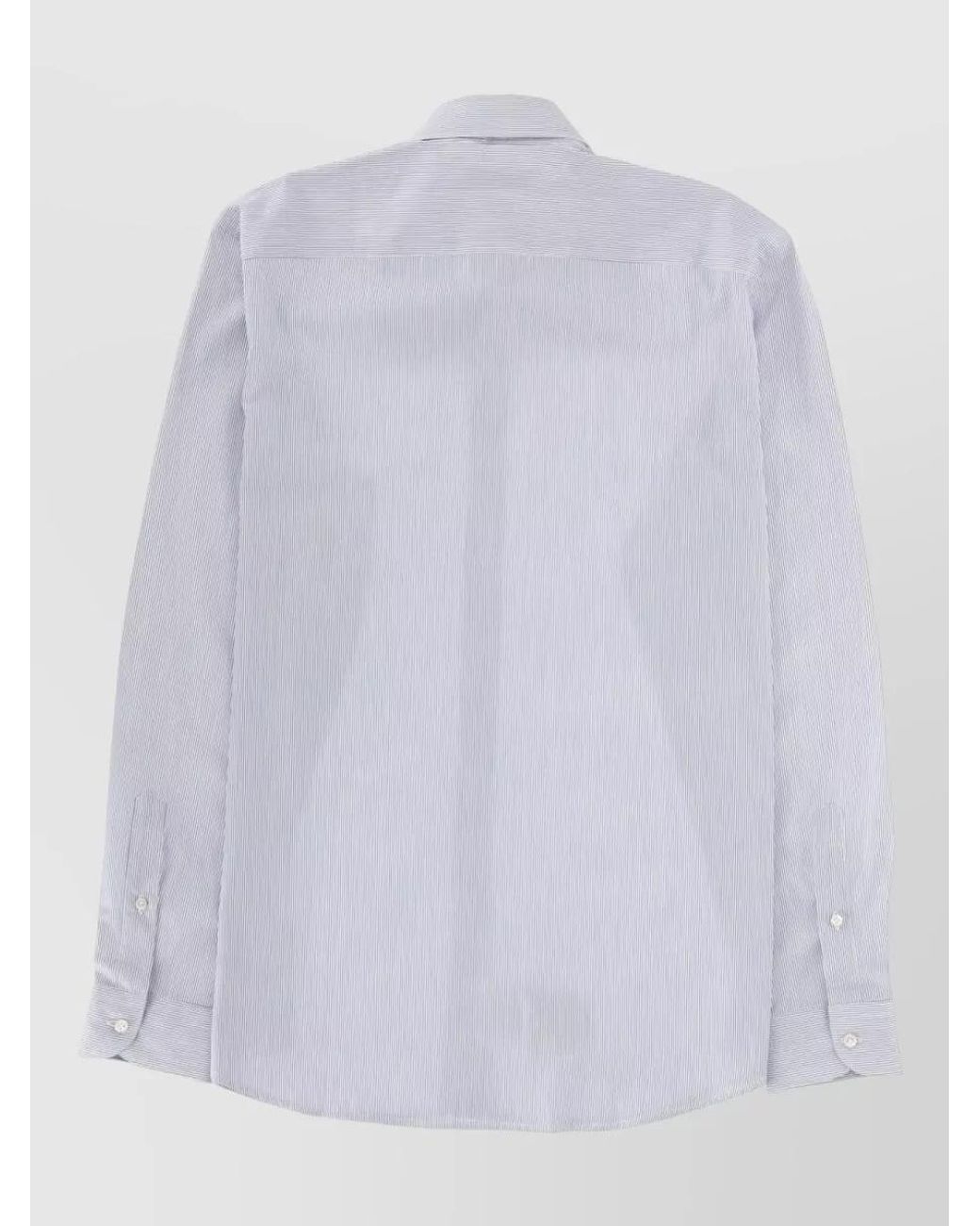 Fay White Striped Cotton Regular-Fit Shirt for men