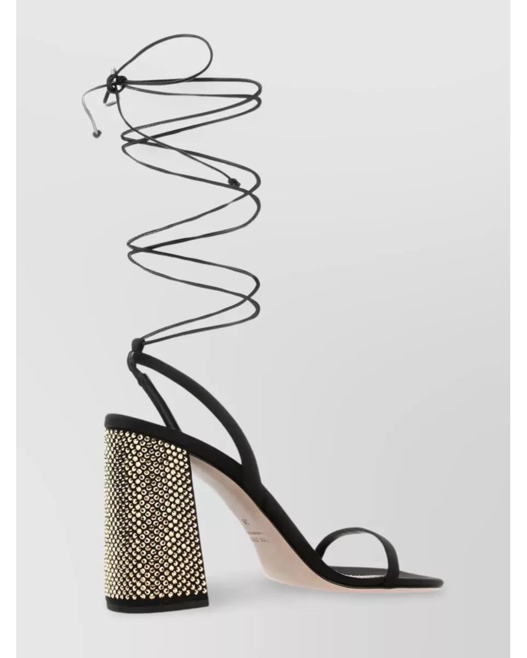 Miu Miu White Satin Sandals
