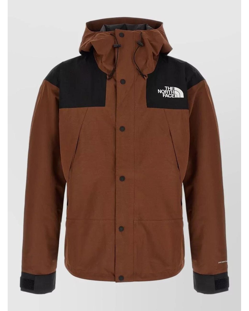 The North Face Brown Hooded Waterproof Jacket for men