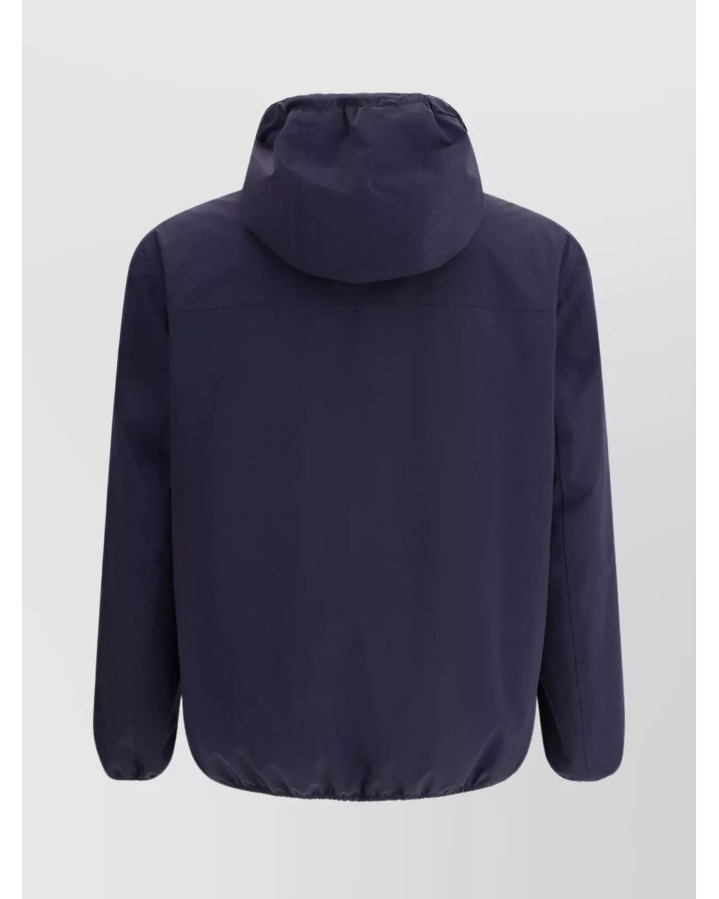 Brunello Cucinelli Blue Quilted Waterproof Hooded Jacket for men