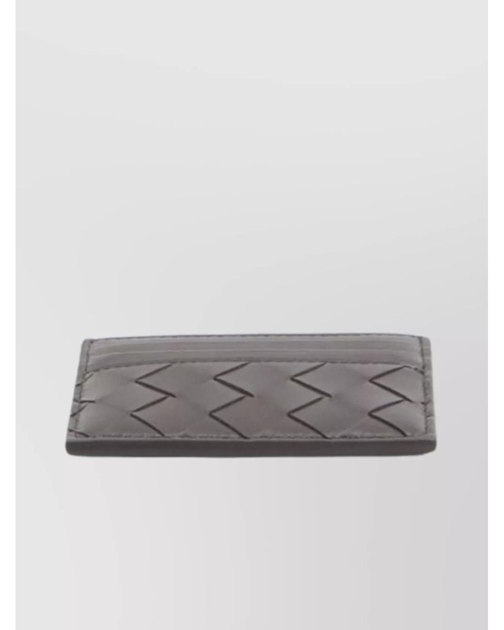 Bottega Veneta Black Leather Intrecciato Card Holder