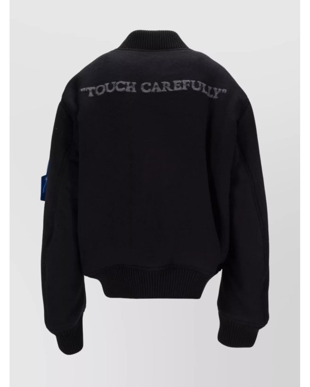 Off-White c/o Virgil Abloh Black Bomber Jacket for men