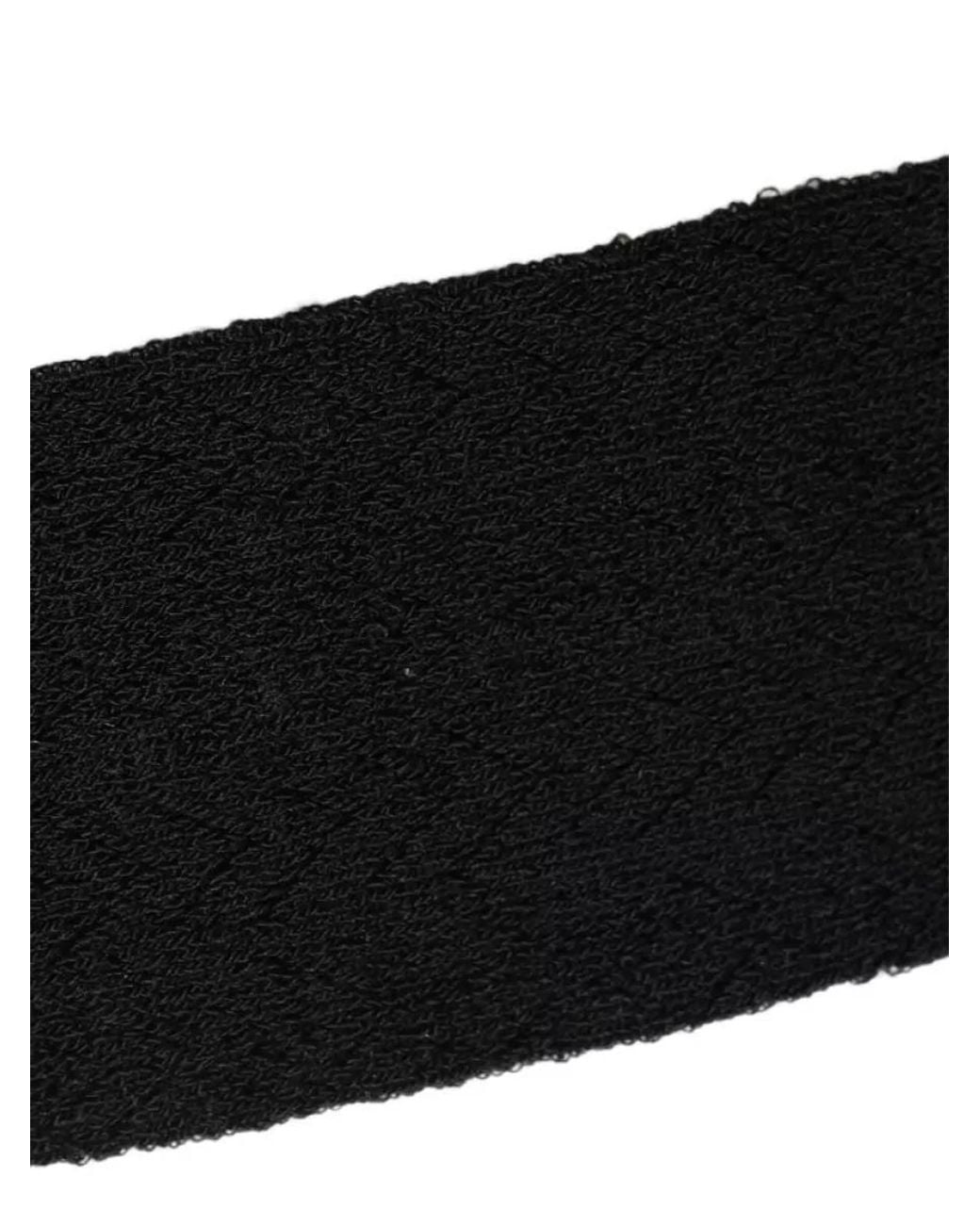 Dolce & Gabbana Black Wool Logo Calf Socks