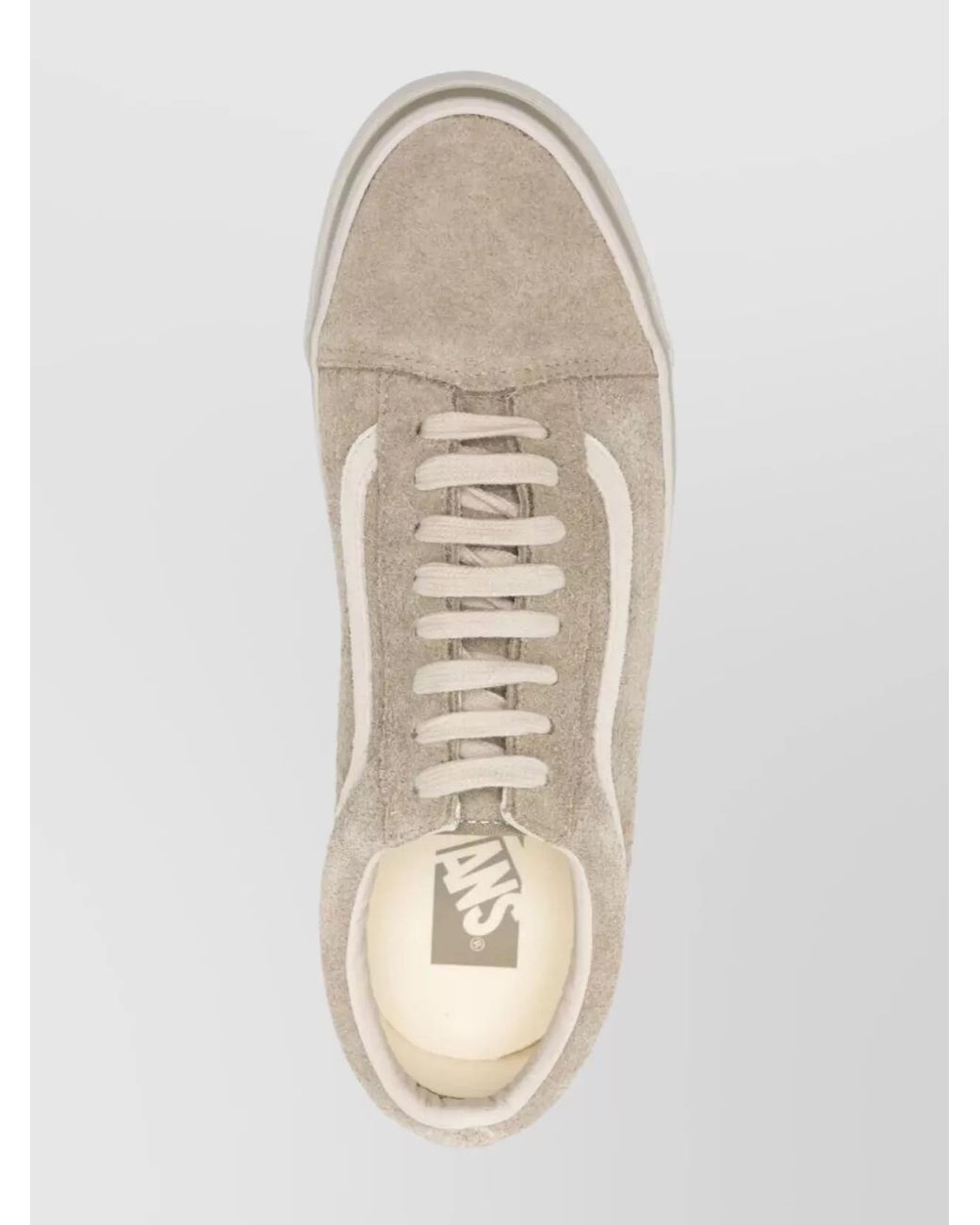 Vans White Canvas Low-Top Sneakers