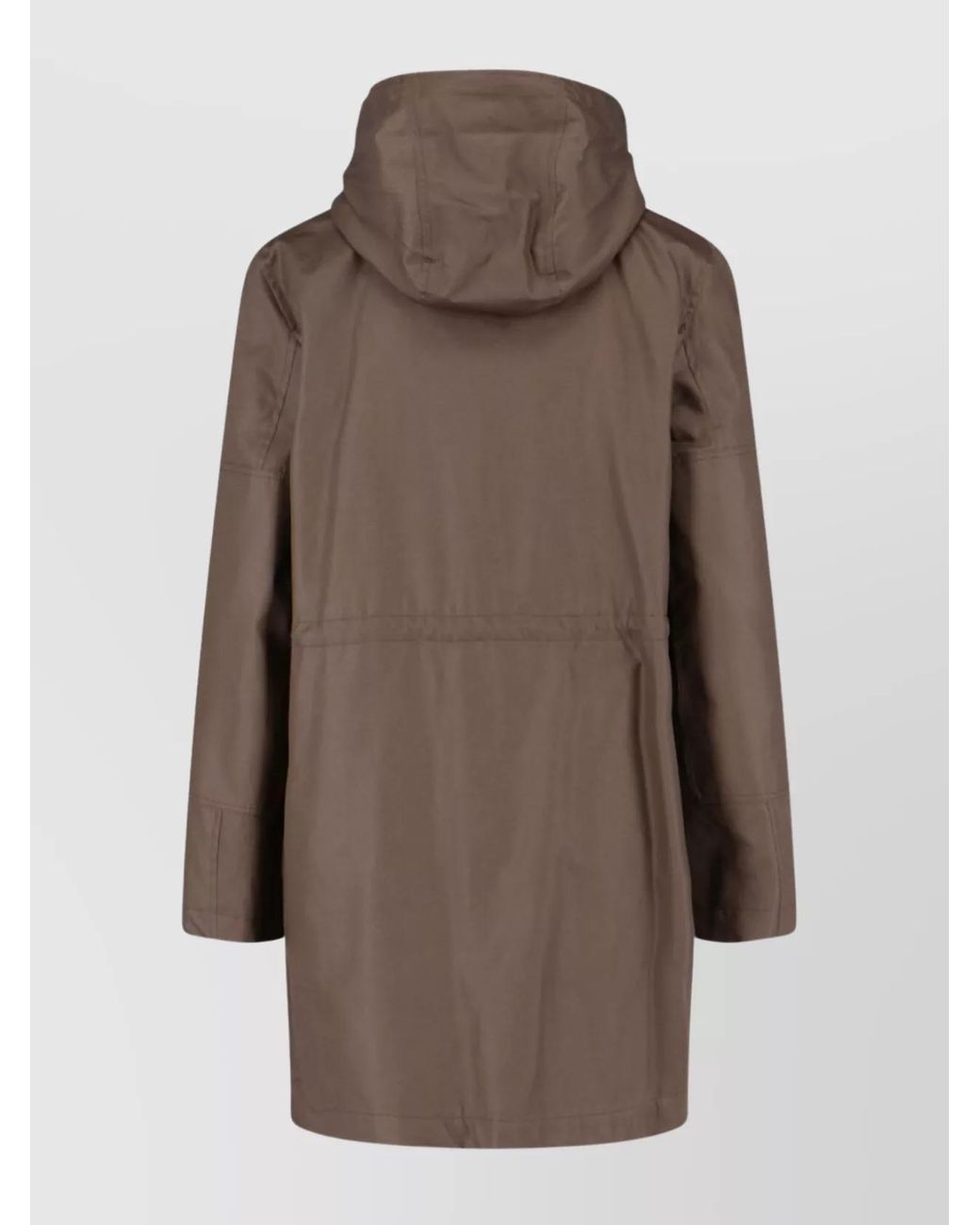 Burberry Brown Cotton Fitted Jacket