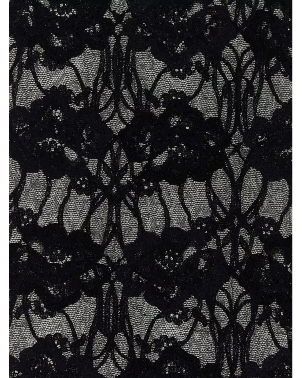 Saint Laurent Black Lace Tights