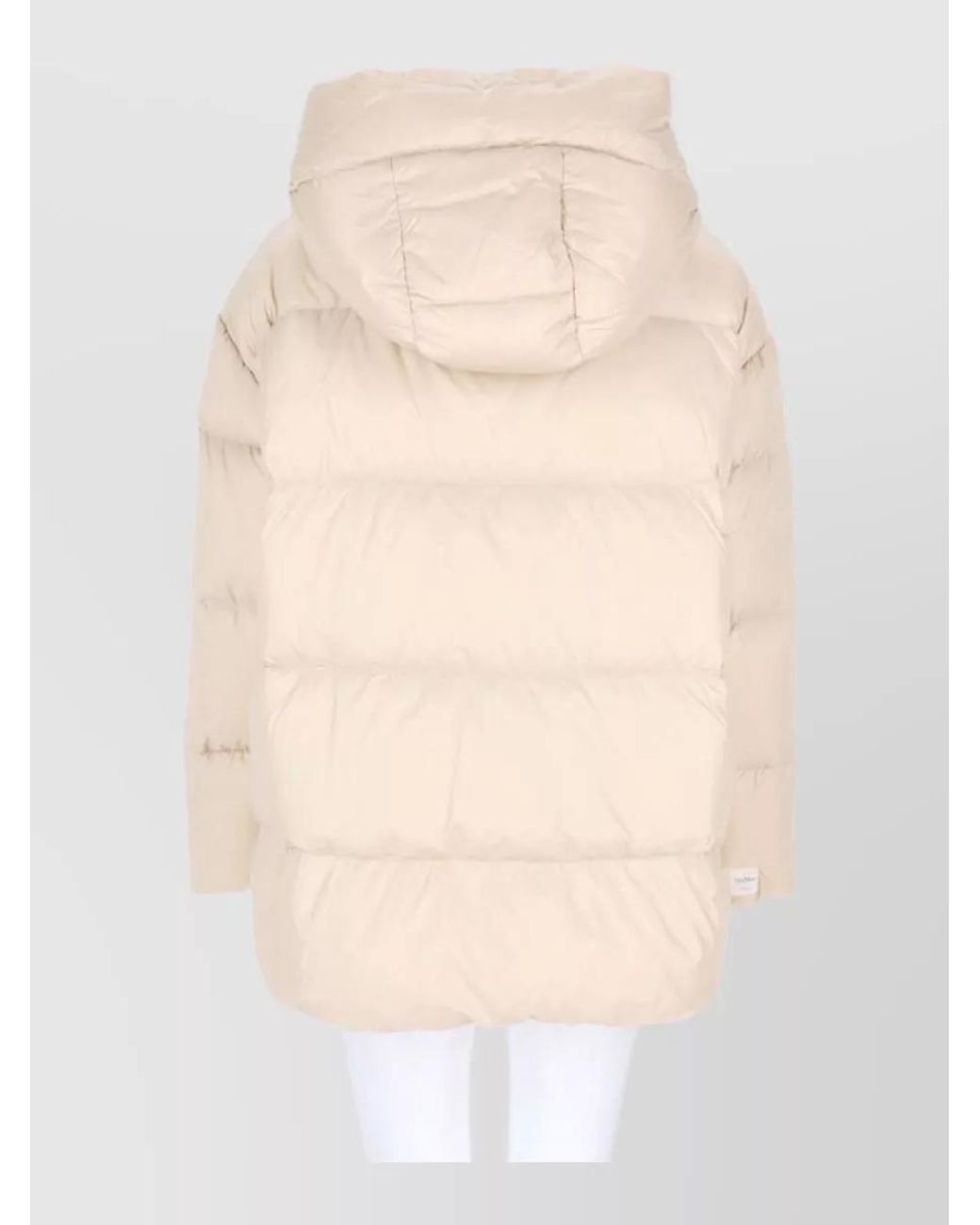 Max Mara Natural Nerine Puffer Parka Coat
