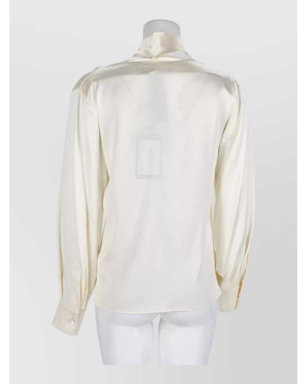 Max Mara White Silk Blouse