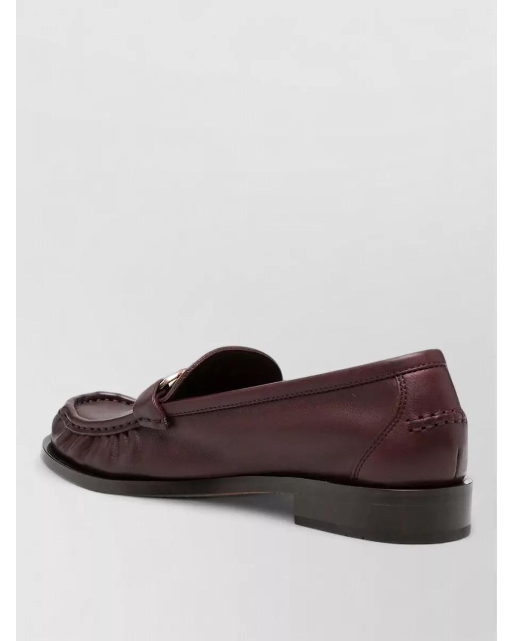 Ferragamo Brown Calf Leather Loafers