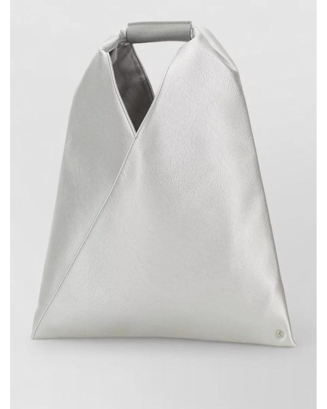 MM6 by Maison Margiela Gray Japanese Small Faux Leather Shoulder Bag