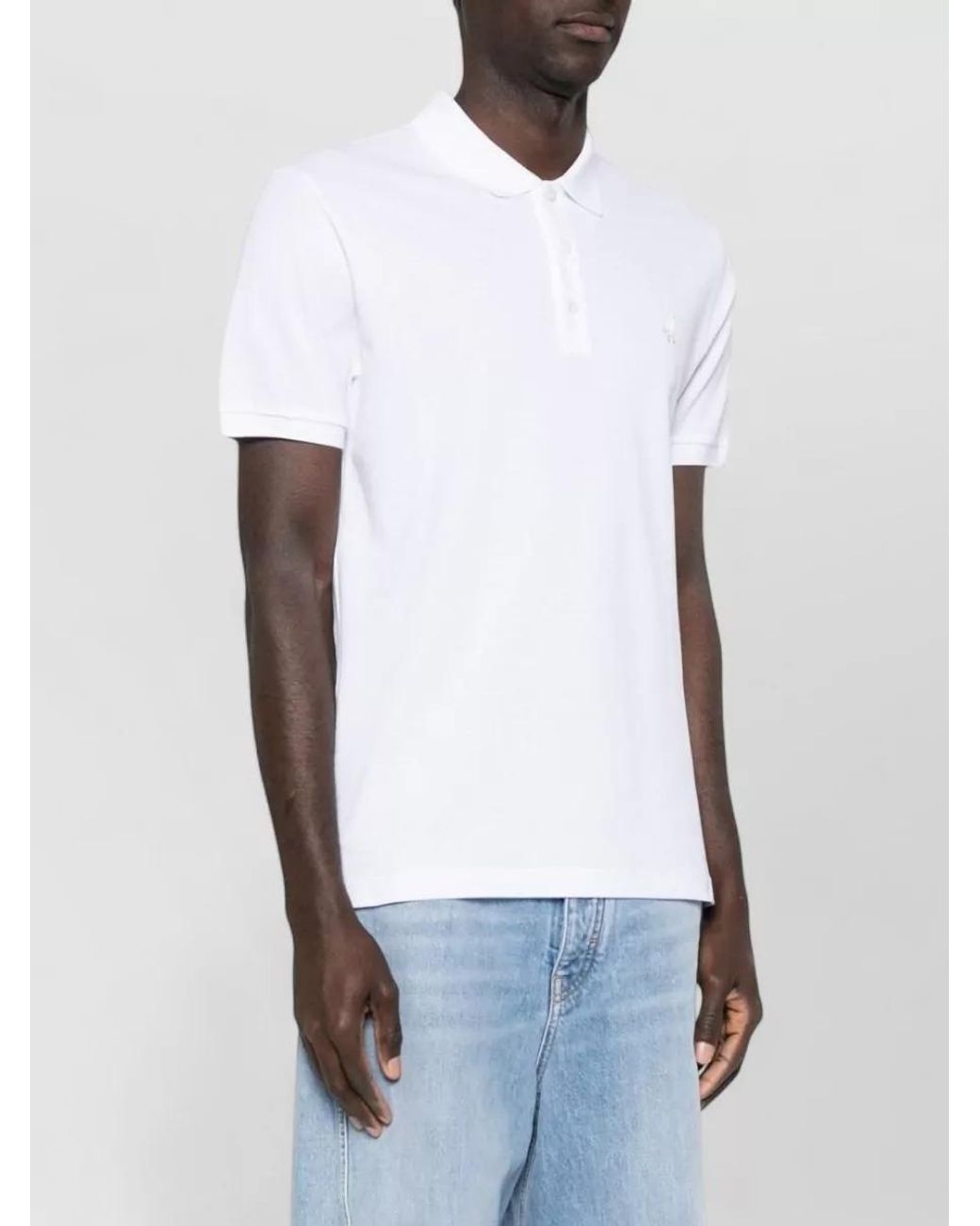 Moschino White Polo Shirt for men