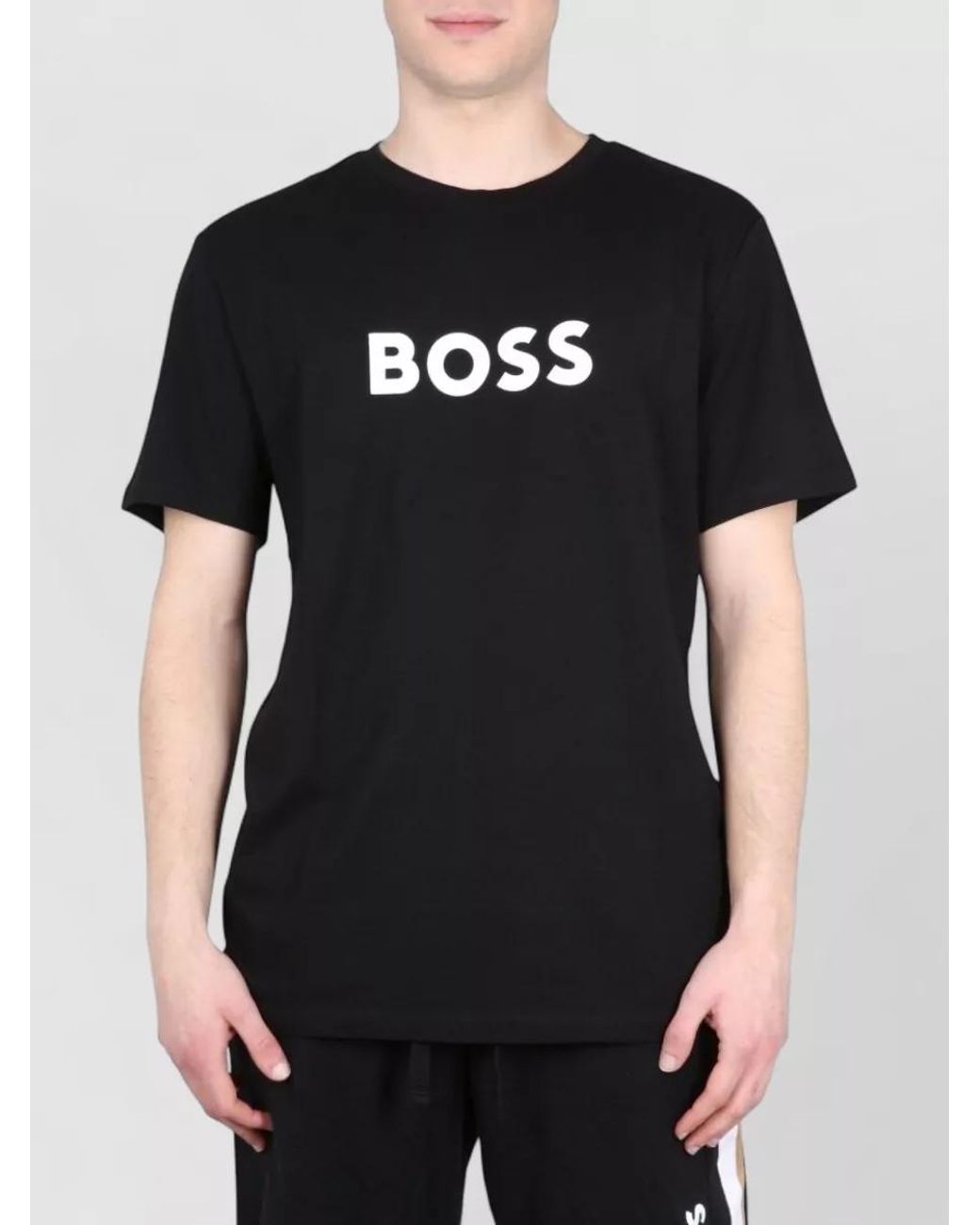 Boss Black Regular-Fit Cotton Crew-Neck T-Shirt for men