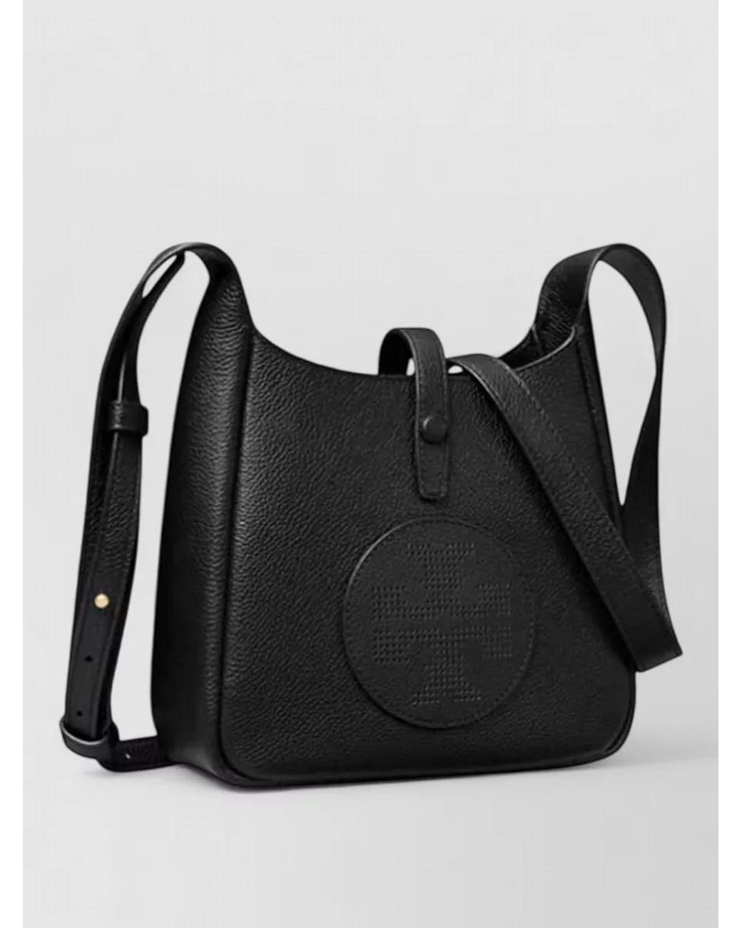 Tory Burch Black Miller Medium Leather Cross-Body Bag
