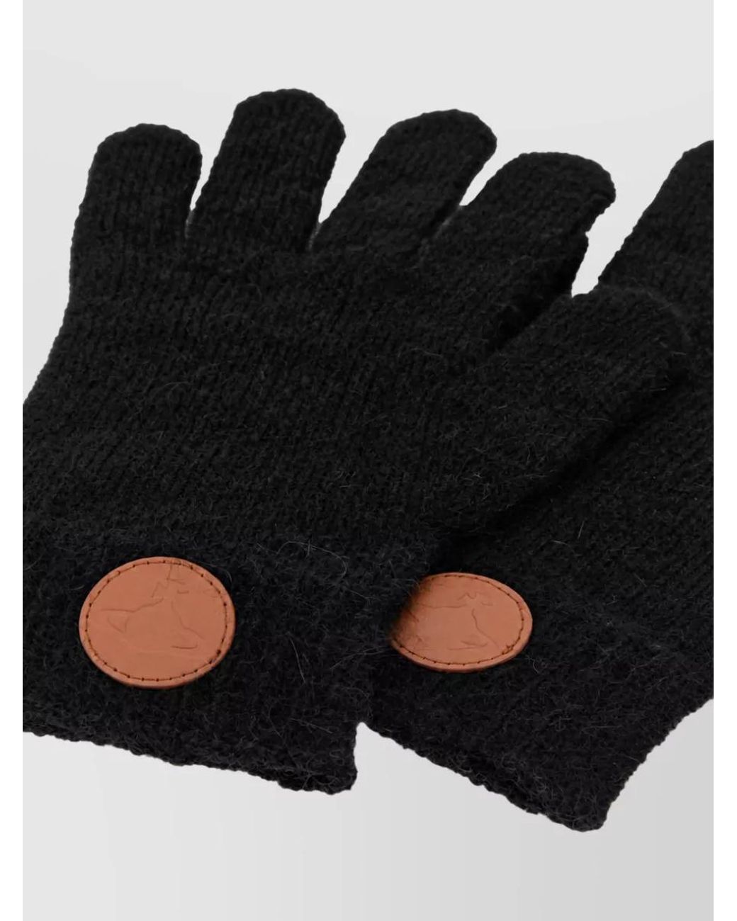 Vivienne Westwood Black Alpaca-Blend Gloves