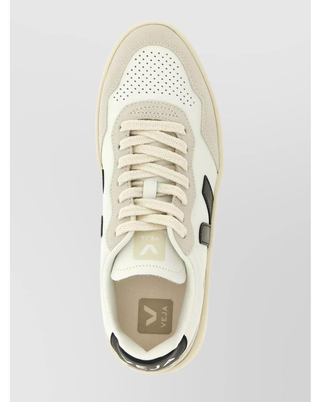 Veja Metallic Leather Low-Top Sneakers for men