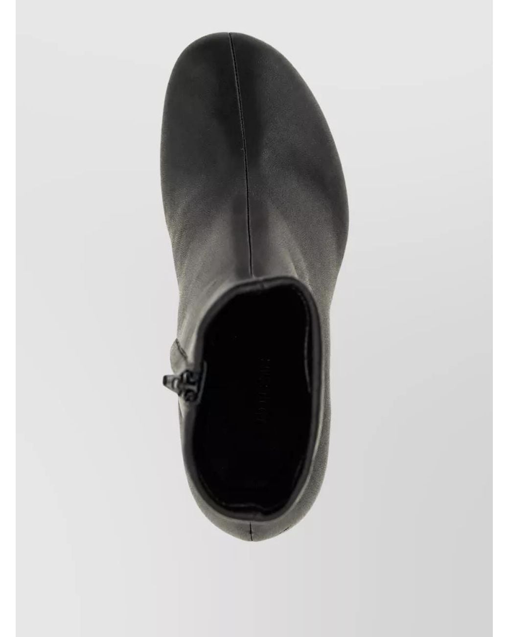 Jacquemus Black Leather Ankle Boots