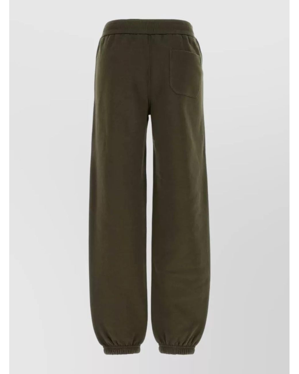 Jil Sander Green Cotton Joggers