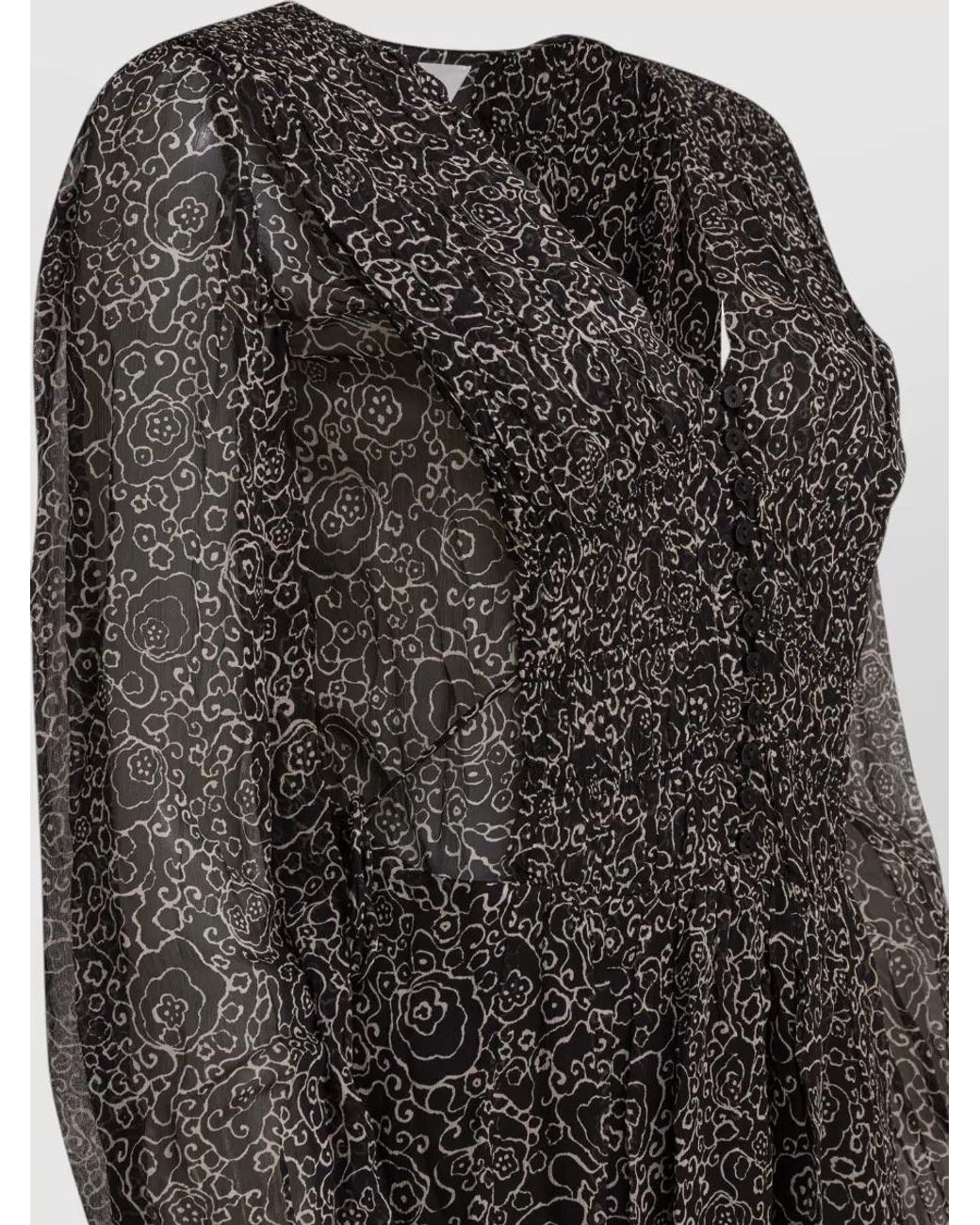 Isabel Marant Black Viscose Mini Dress