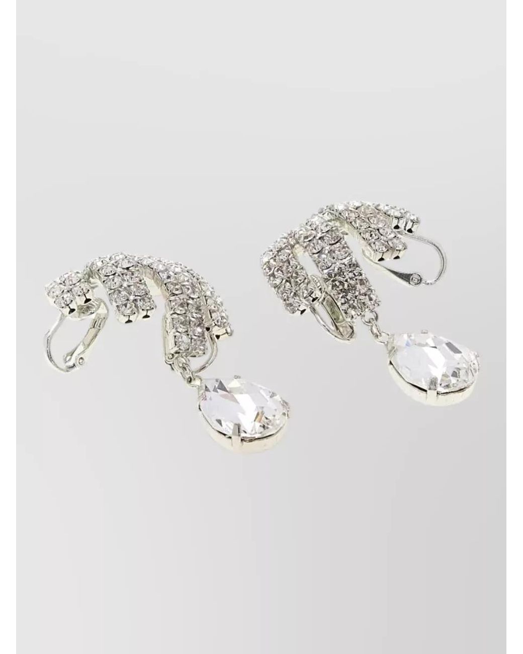 Magda Butrym Metallic Rhodium Earrings