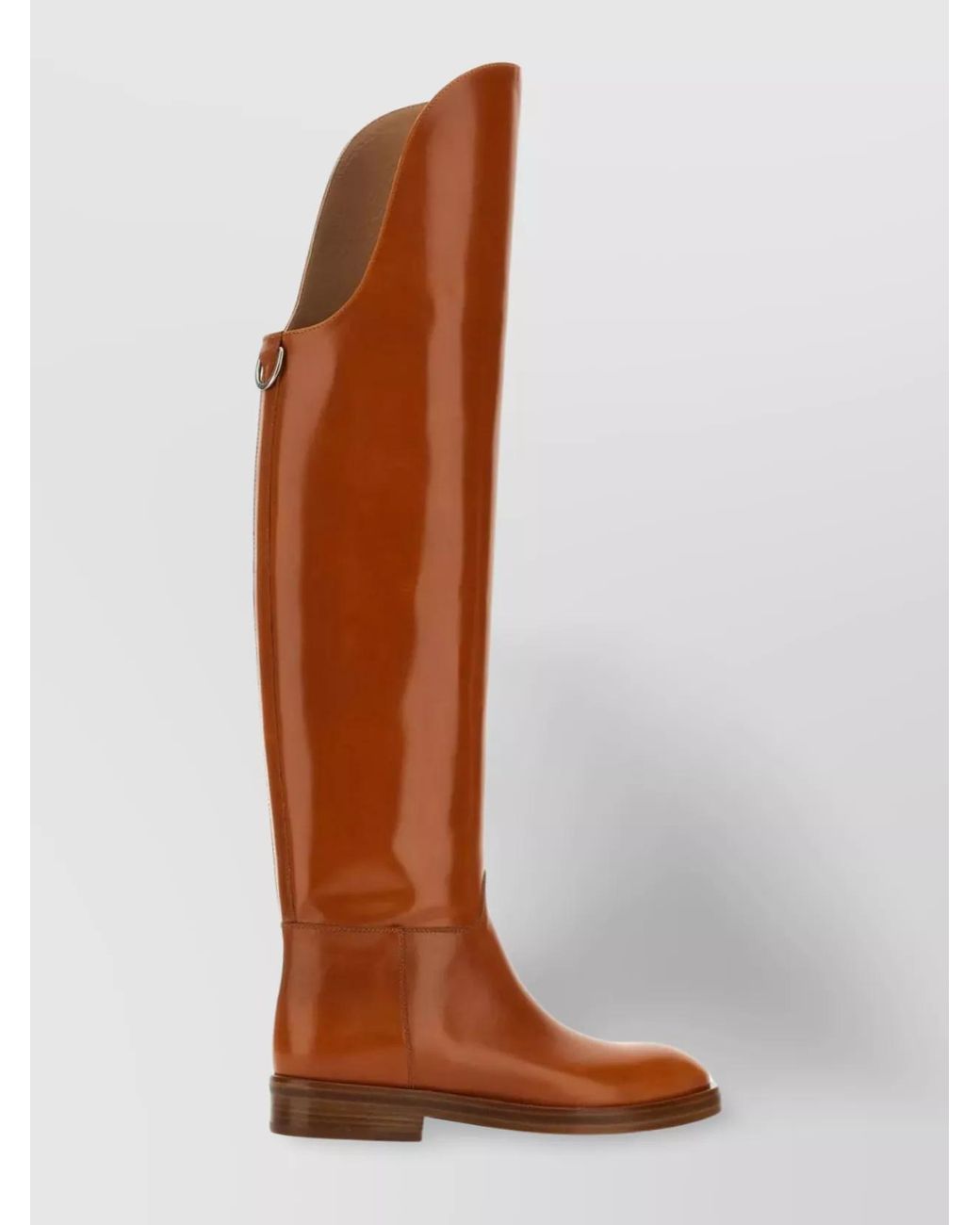 DURAZZI MILANO Brown Leather Equestrian Boots