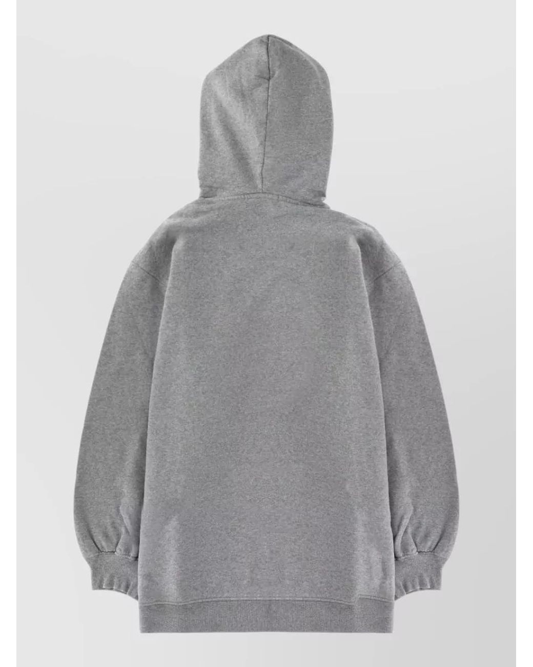 Alexander Wang Gray Cotton Hoodie Mini Dress