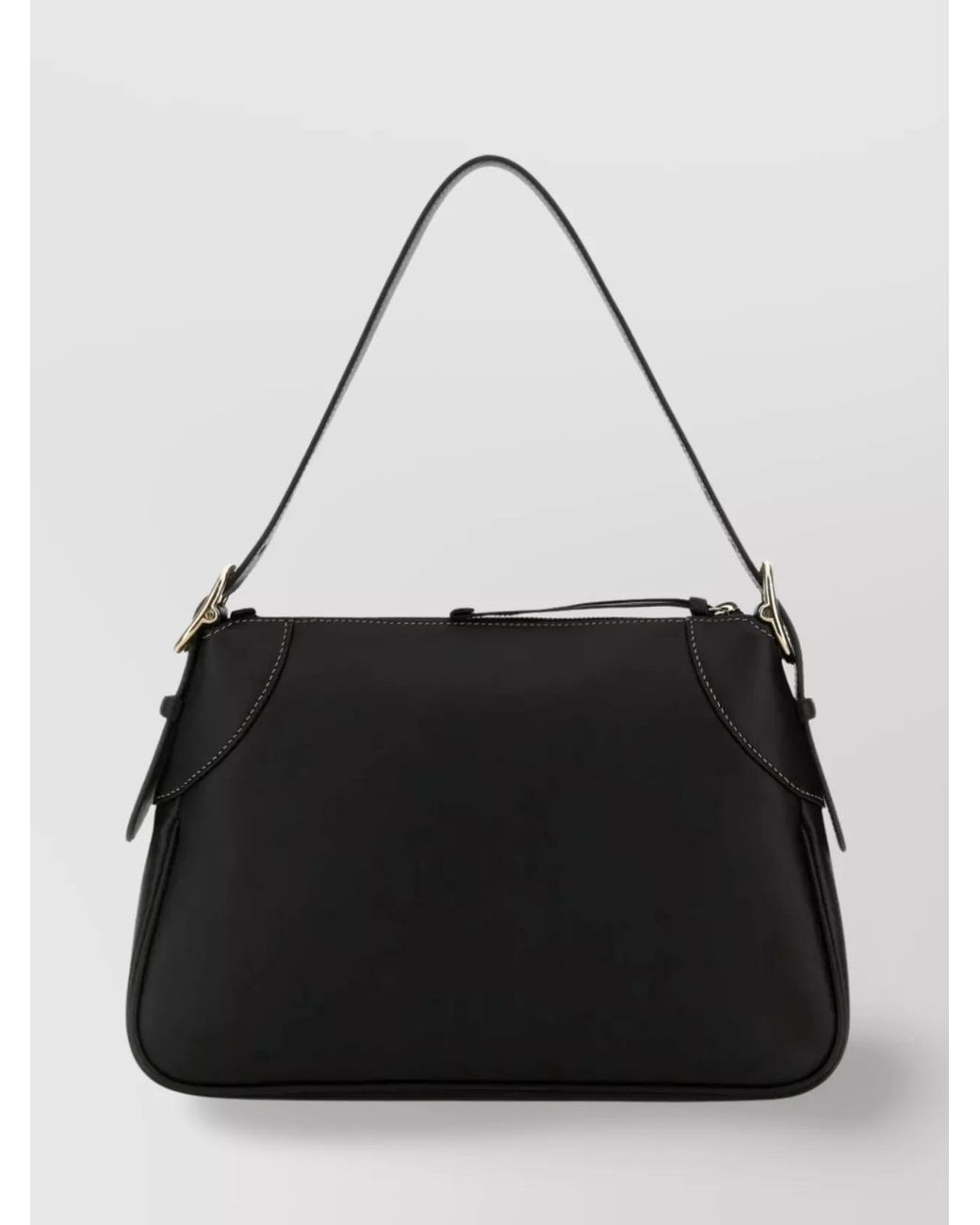 Gucci Black Gg Enblem Medium Leather Shoulder Bag