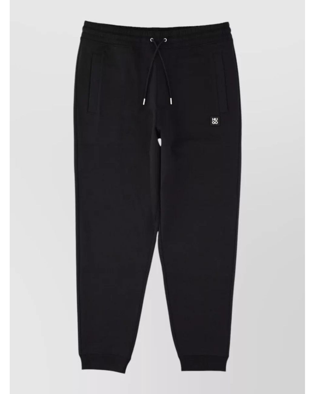 HUGO Black Track Pants for men