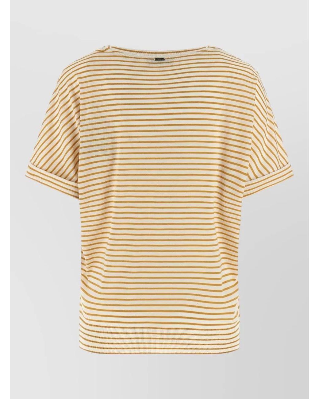 Herno Natural Striped Short-Sleeve T-Shirt