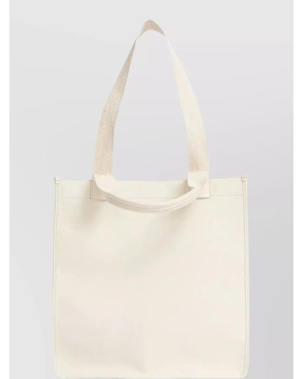 Maison Margiela Natural Vertical Cotton Tote Bag for men