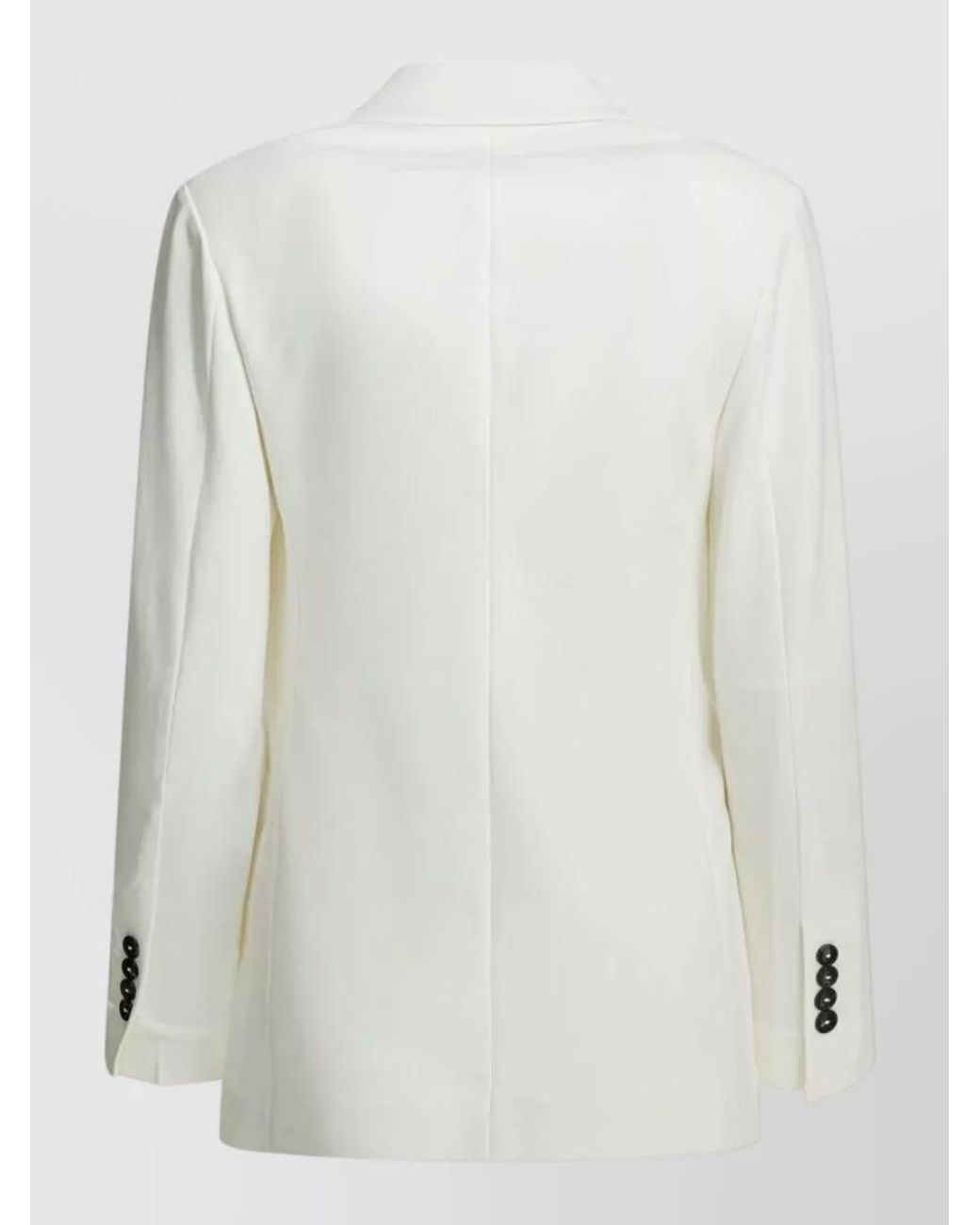 Circolo 1901 White Cotton Suit Jacket