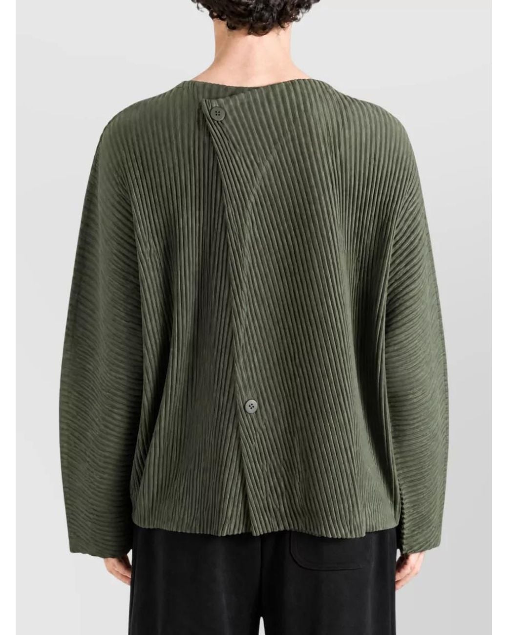 Homme Plissé Issey Miyake Green Shirt for men