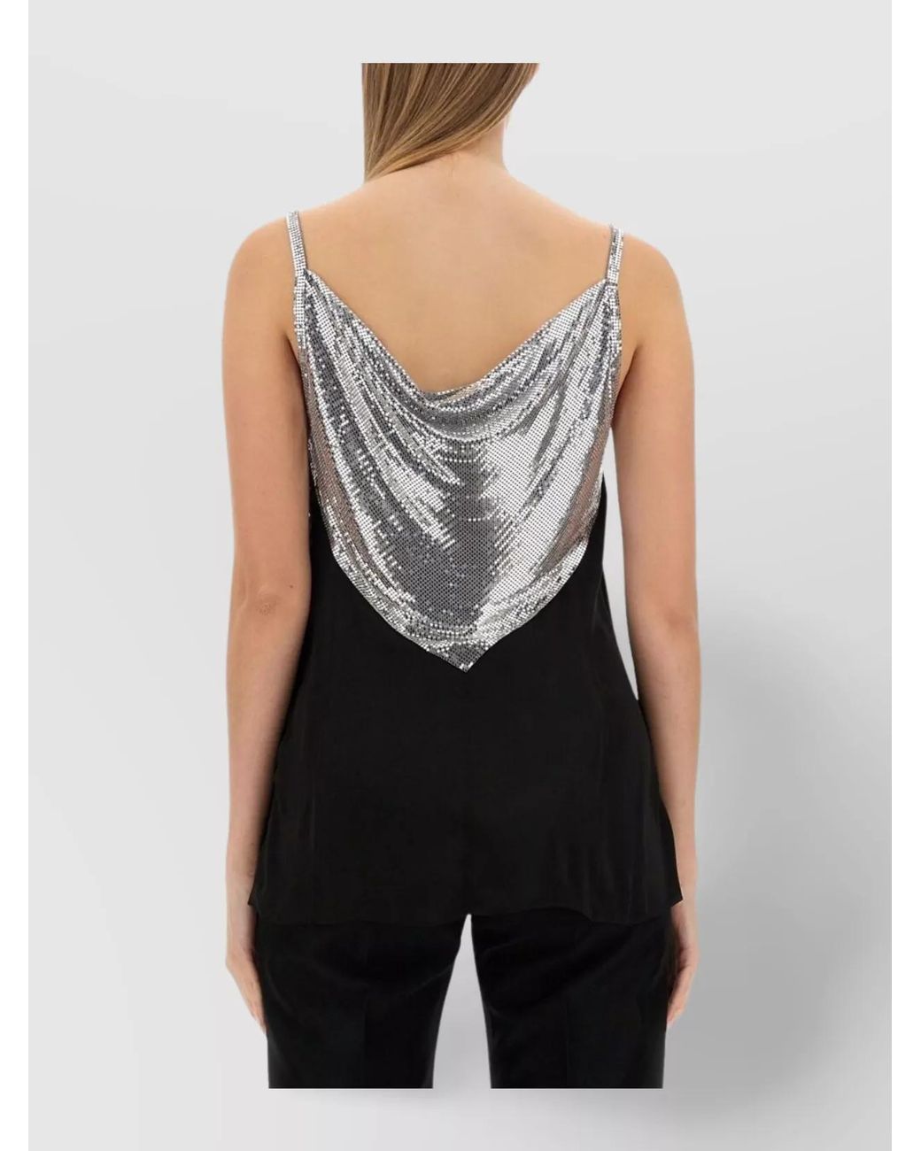 Rabanne Black Slim-Fit Top
