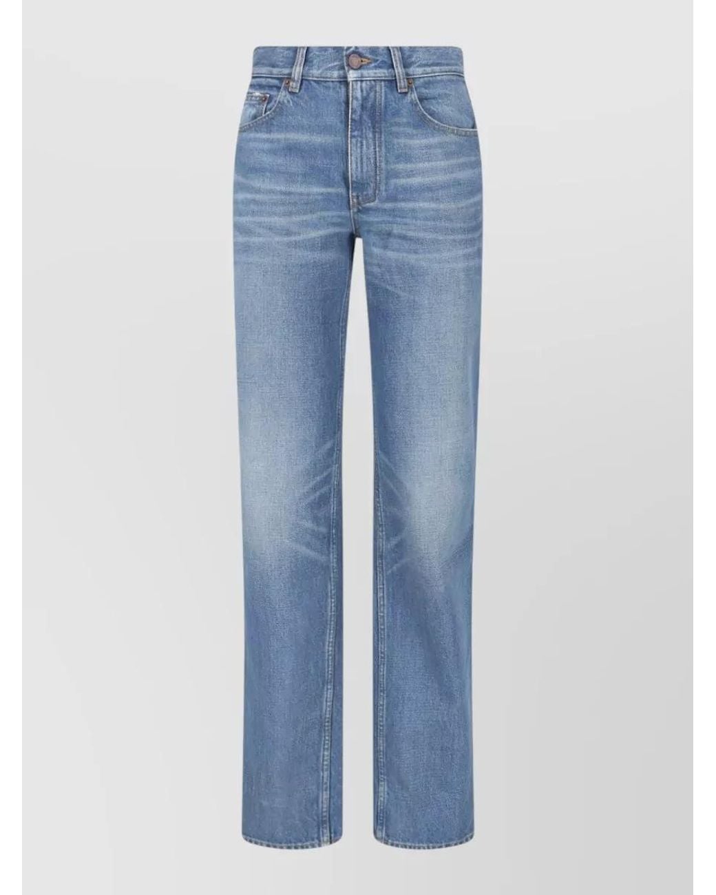 Chloé Blue Straight-Leg Trousers