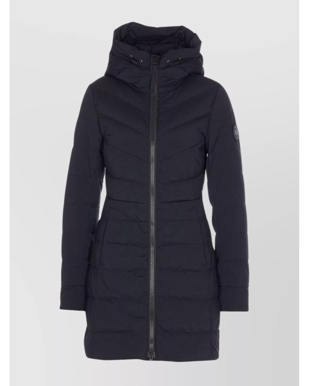 Canada Goose Blue Down Hooded Puffer Jacket