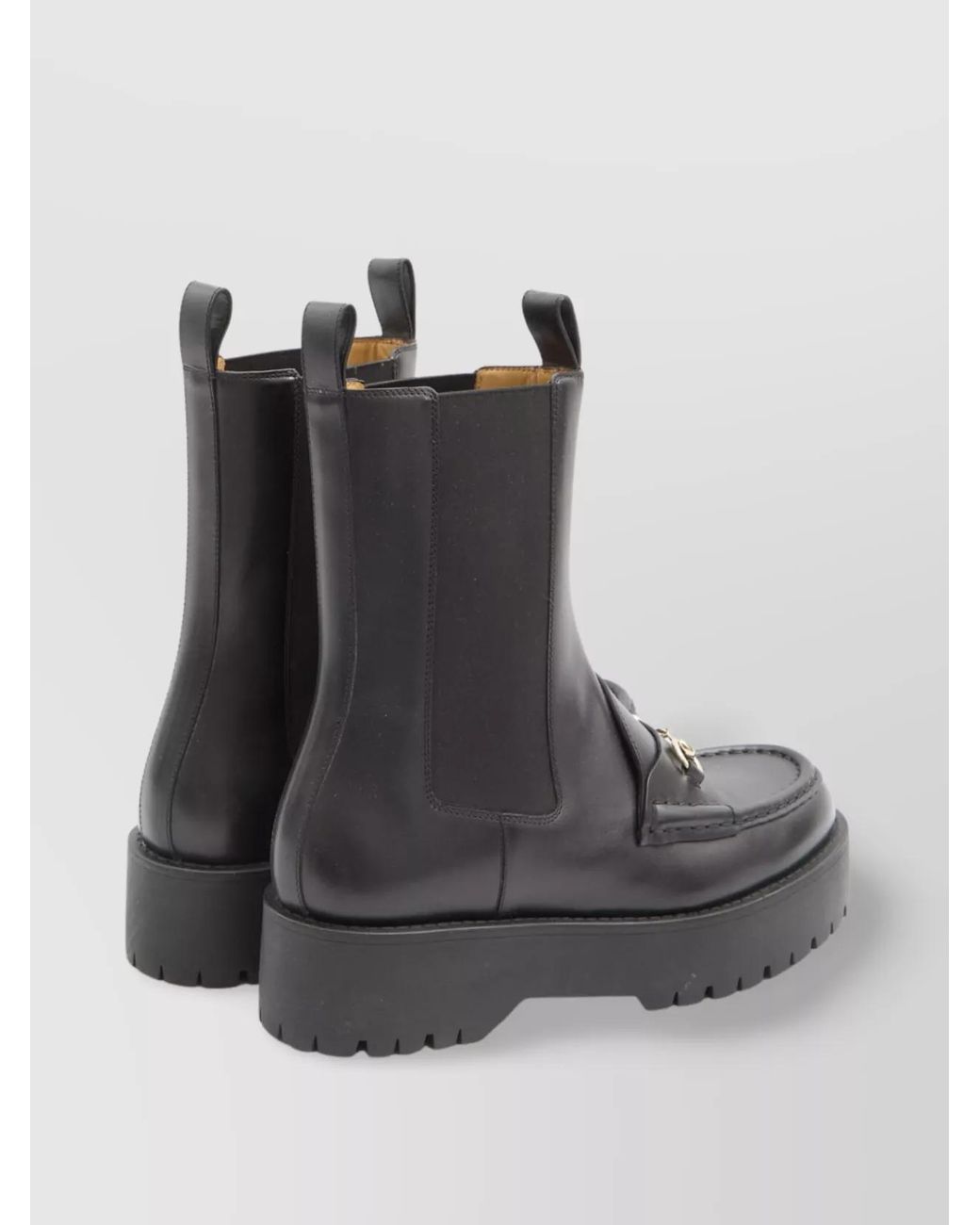 Gucci Black Horsebit Boots