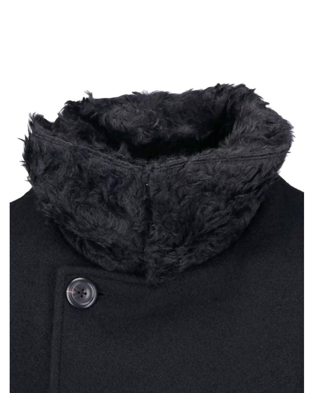 Our Legacy Blue Virgin Wool Double-Breasted Coat for men