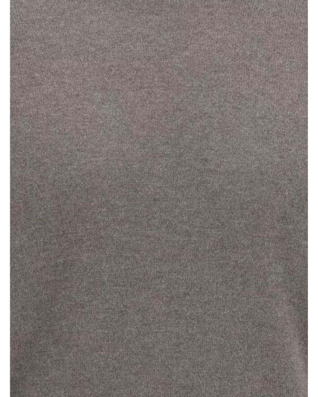Brunello Cucinelli Gray Cashmere Tank Top for men