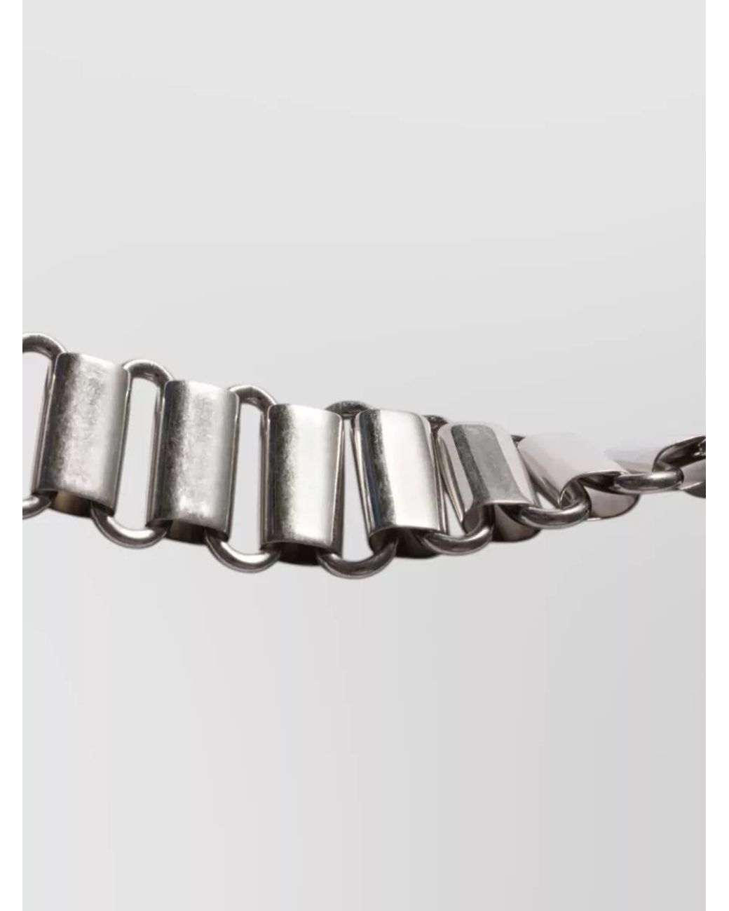 Miu Miu Gray Leather Belt