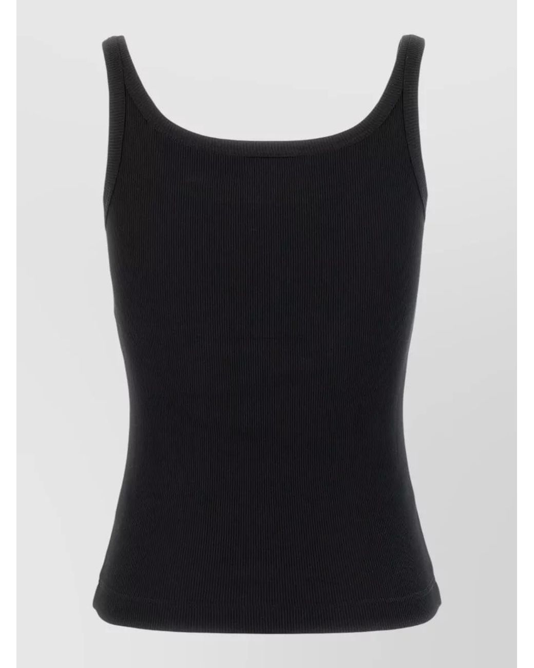 Dolce & Gabbana Black Cotton Printed Tank Top for men