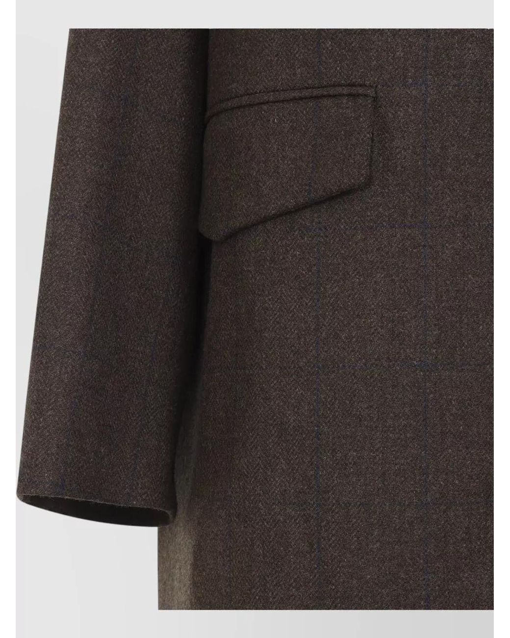 Maison Margiela Multicolor Wool Oversized Checked Coat